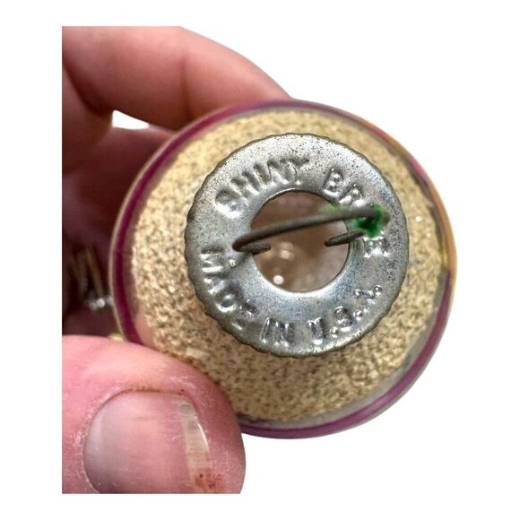 Vintage Shiny Brite Indent Poland Teardrop Lantern Glass Christmas Ornament Set - Picture 7 of 12